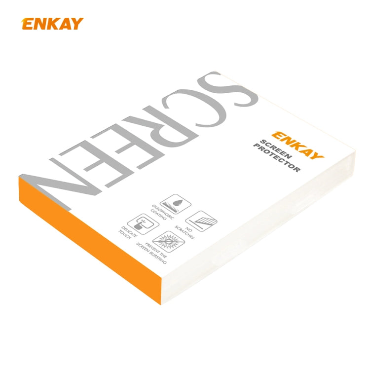 ENKAY Hat-Prince 0.2mm 9H Surface Hardness 3D Explosion-proof Aluminum Alloy Edge Full Screen Tempered Glass Screen Film