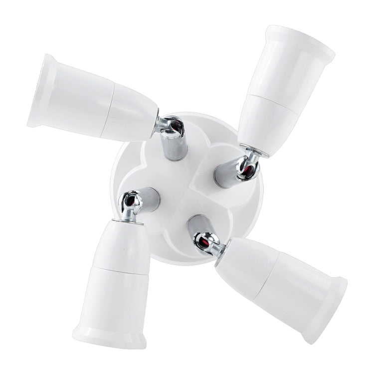 E27 to E27 Splitter Adjustable LED Light Bulb Holder Adapter Converter Socket Light Bulb Holder, 1 In 1, 2 In 1, 3 In 1, 4 In 1, 5 In 1