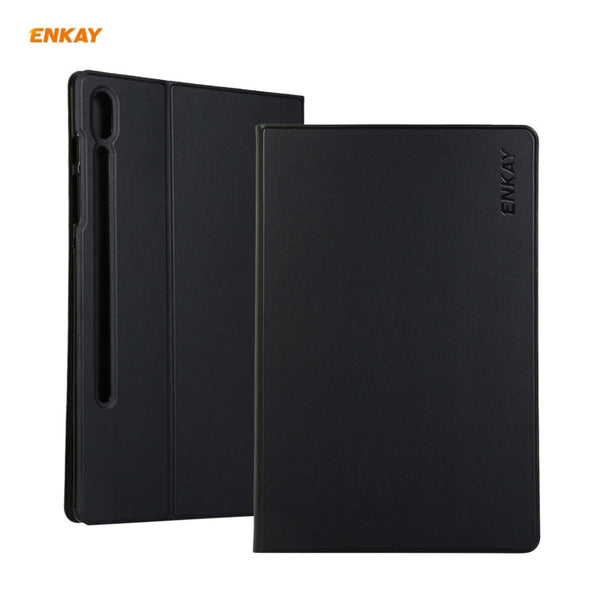 For Samsung Galaxy Tab S7 11.0 T870 / T875 ENKAY Horizontal Flip PU Leather + TPU Smart Case with Holder & Sleep / Wake-up Function, For Samsung Galaxy Tab S8 / Galaxy Tab S7 11.0 T870