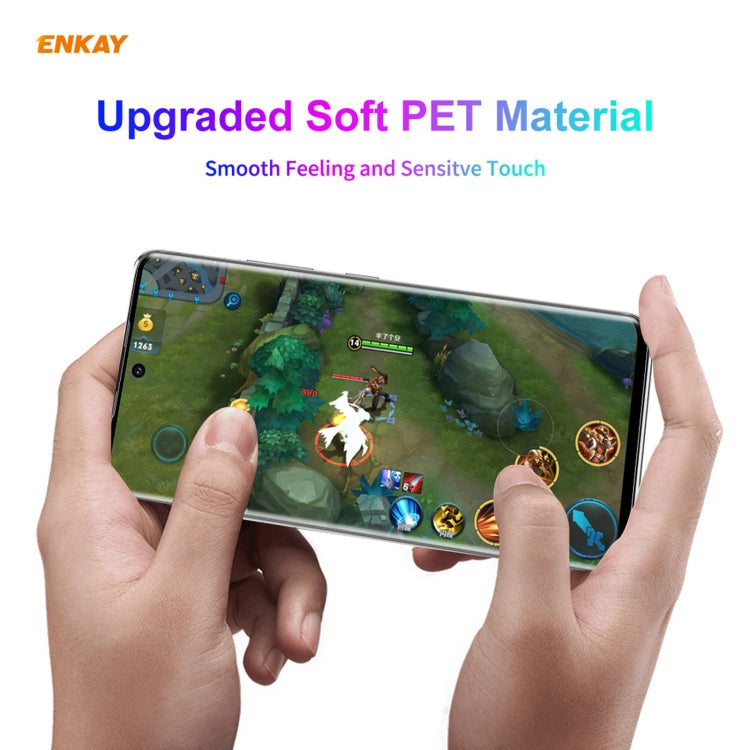 5 PCS For Samsung Galaxy S21 Ultra 5G ENKAY Hat-Prince 3D Full Screen PET Curved Hot Bending HD Screen Protector Soft Film, For Samsung Galaxy S21 Ultra 5G