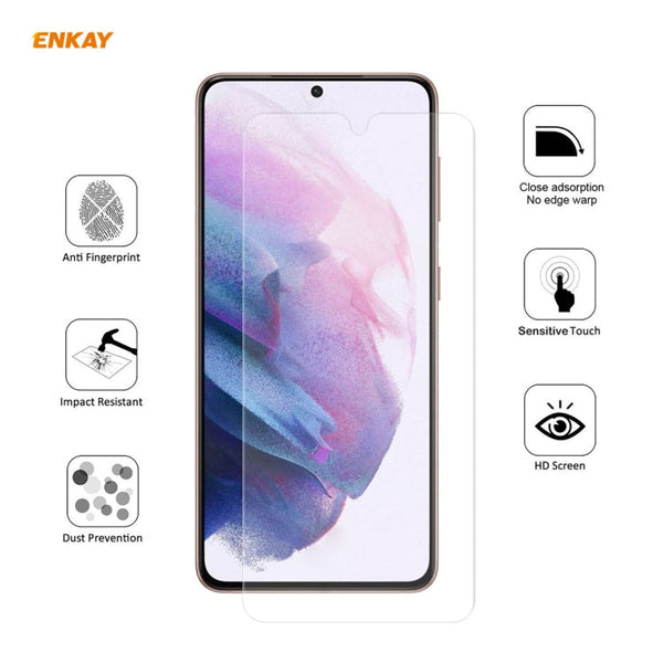 2 PCS ENKAY Hat-Prince 0.1mm 3D Full Screen Protector Explosion-proof Hydrogel Film, For Samsung Galaxy S21 5G, For Samsung Galaxy S21+ 5G, For Samsung Galaxy S21 Ultra 5G