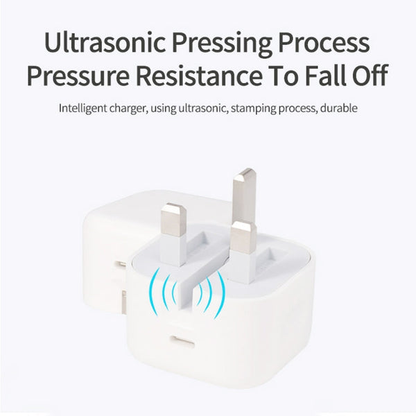 A234 20W PD 3.0 Type-C / USB-C Interface Folding Travel Charger, UK Plug