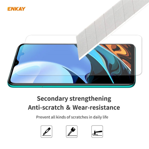 2 PCS ENKAY Hat-Prince 0.26mm 9H 2.5D Curved Edge Tempered Glass Film, For Xiaomi Redmi 9T (2 PCS), For Xiaomi Redmi Note 9T (2 PCS), For Xiaomi Redmi K40 (2 PCS), For Samsung Galaxy F62(2 PCS), For Samsung Galaxy A72 5G(2pcs)                          ...