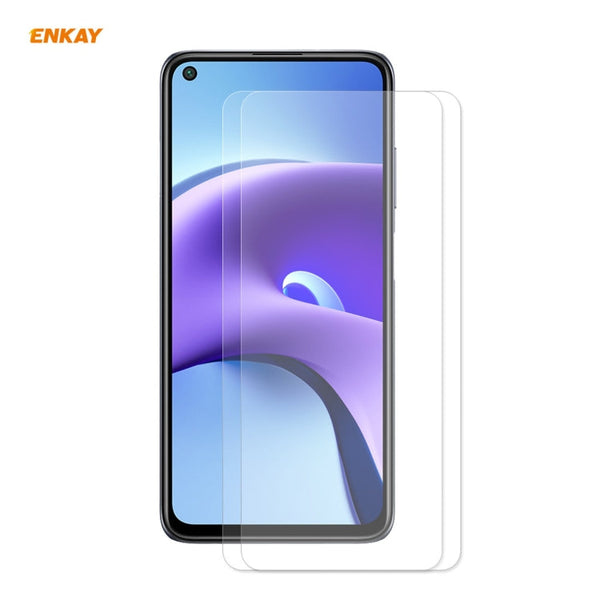2 PCS ENKAY Hat-Prince 0.26mm 9H 2.5D Curved Edge Tempered Glass Film, For Xiaomi Redmi 9T (2 PCS), For Xiaomi Redmi Note 9T (2 PCS), For Xiaomi Redmi K40 (2 PCS), For Samsung Galaxy F62(2 PCS), For Samsung Galaxy A72 5G(2pcs)                          ...