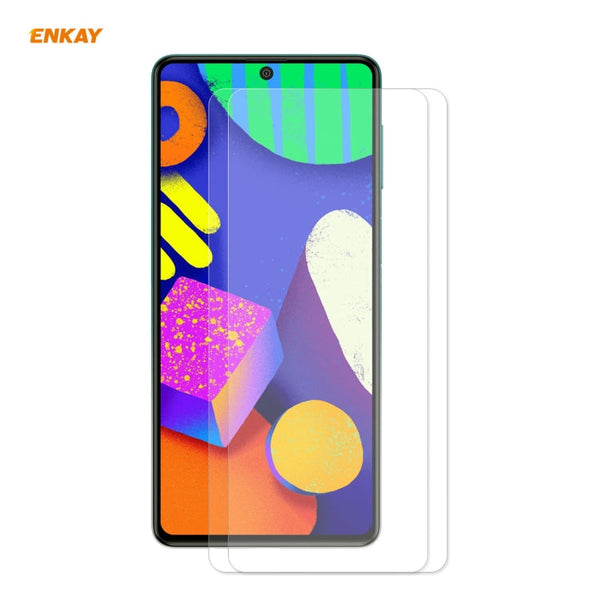 2 PCS ENKAY Hat-Prince 0.26mm 9H 2.5D Curved Edge Tempered Glass Film, For Xiaomi Redmi 9T (2 PCS), For Xiaomi Redmi Note 9T (2 PCS), For Xiaomi Redmi K40 (2 PCS), For Samsung Galaxy F62(2 PCS), For Samsung Galaxy A72 5G(2pcs)                          ...
