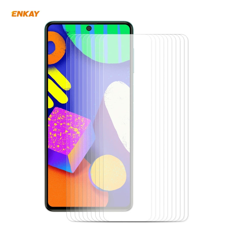 10 PCS ENKAY Hat-Prince 0.26mm 9H 2.5D Curved Edge Tempered Glass Film, For Xiaomi Redmi 9T, For Xiaomi Redmi Note 9T, For XiaomiRedmi K40 / K40 Pro / K40 Pro+, For Samsung Galaxy F62(10 PCS), For Samsung Galaxy A72 5G(10pcs)                           ...