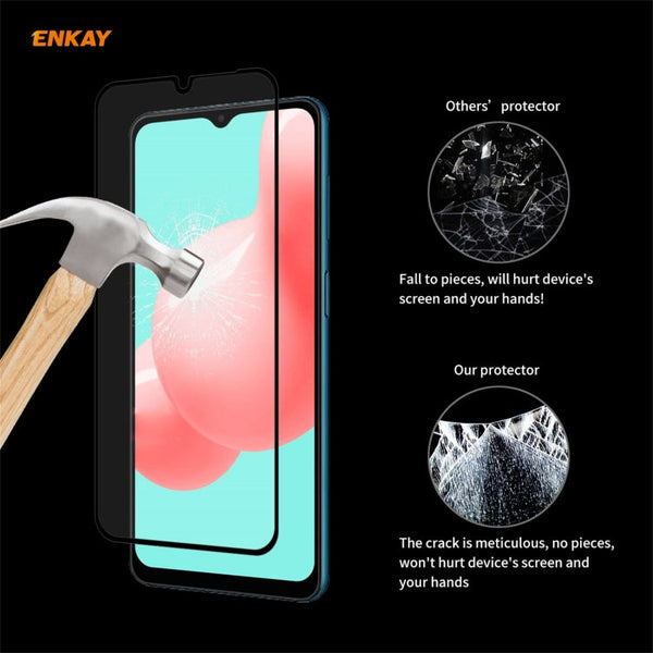 5 PCS ENKAY Hat-Prince Full Glue 0.26mm 9H 2.5D Tempered Glass Full Coverage Film, For Samsung Galaxy A32 5G, For Samsung Galaxy A52 5G, For Samsung Galaxy A72 5G