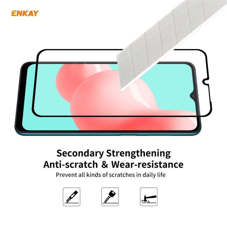 5 PCS ENKAY Hat-Prince Full Glue 0.26mm 9H 2.5D Tempered Glass Full Coverage Film, For Samsung Galaxy A32 5G, For Samsung Galaxy A52 5G, For Samsung Galaxy A72 5G