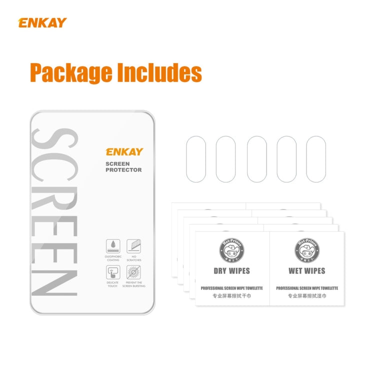 5 PCS Hat-Prince ENKAY 0.2mm 9H 2.15D Round Edge Rear Camera Lens Tempered Glass Film Protector, For Redmi K40 / K40 Pro / K40 Pro+, For Xiaomi Poco F3, For Redmi Note 10 Pro / Note 10 Pro Max, For Samsung Galaxy A52 / A72 (4G/5G)                      ...