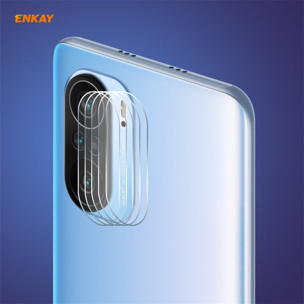 5 PCS Hat-Prince ENKAY 0.2mm 9H 2.15D Round Edge Rear Camera Lens Tempered Glass Film Protector, For Redmi K40 / K40 Pro / K40 Pro+, For Xiaomi Poco F3, For Redmi Note 10 Pro / Note 10 Pro Max, For Samsung Galaxy A52 / A72 (4G/5G)                      ...