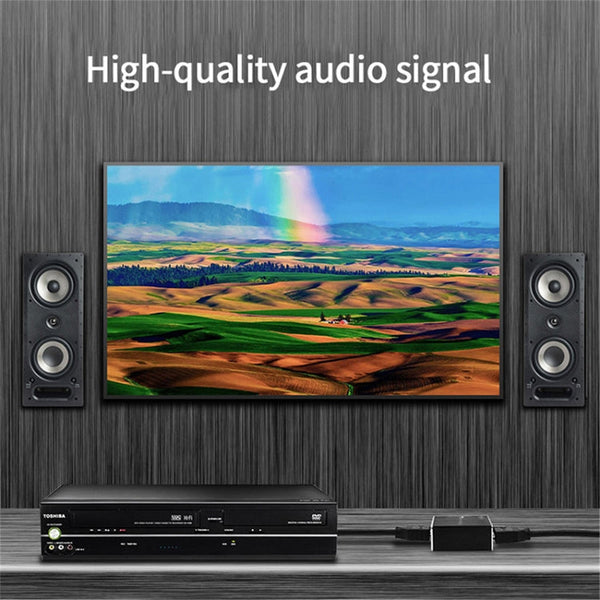 AY78V20 4K 60Hz HDMI 2.0 Audio Splitter 5.1 ARC HD-MI Audio Extractor HDCP 2.2 HDR10 Audio Converter 4K HD-MI Optical TOSLINK SPDIF