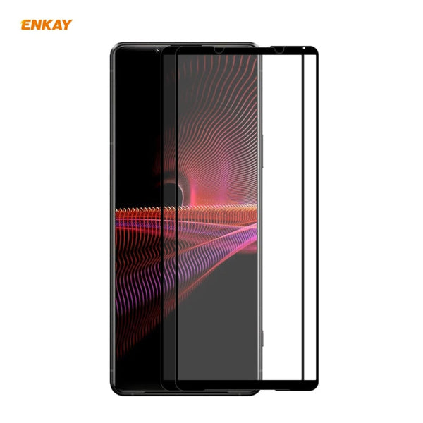 2 PCS ENKAY Hat-Prince Full Glue 0.26mm 9H 2.5D Tempered Glass Full Coverage Film, For Sony Xperia 10 III (2 PCS), For Sony Xperia 1 III (2 PCS), For Motorola Moto G10 / G20 / G30(2 PCS), For Motorola Moto G100 / G 5G Plus(2 PCS)