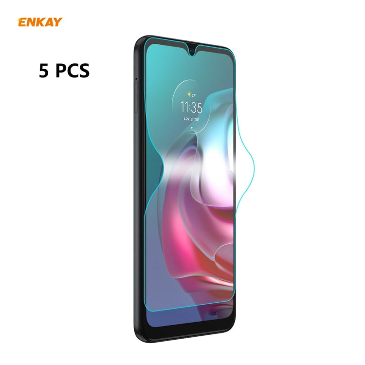 5 PCS ENKAY Hat-Prince Full Glue Full Coverage Screen Protector Explosion-proof Hydrogel Film, For Motorola Moto G30 / G20 / G10(5pcs), For Xiaomi Mi 11X / 11X Pro / 11i(5pcs), For Xiaomi Redmi K40 Gaming(5pcs), For Xiaomi Mi 11 Ultra(5pcs)            ...