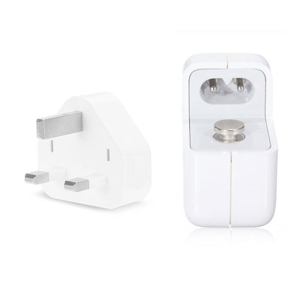 12W USB Charger + USB to 8 Pin Data Cable for iPad / iPhone / iPod Series, UK Plug