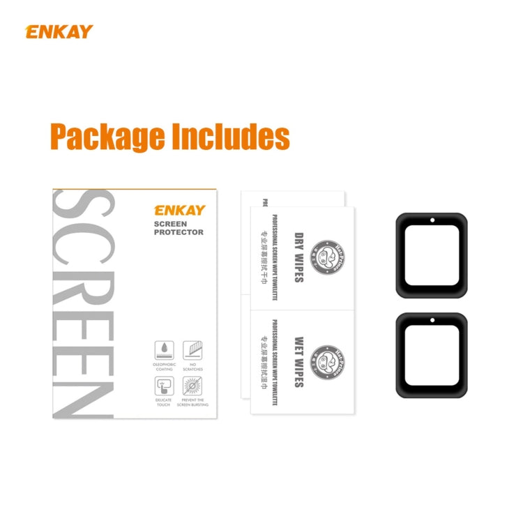 2 PCS ENKAY Hat-Prince 3D Full Screen Soft PC Edge + PMMA HD Screen Protector Film, For Redmi Watch (2 PCS), For Huawei B6 (2 PCS), For Venu 2 / Vivoactive 4 45mm (2 PCS), For Garmin Venu 2S / Vivoactive 4S 40mm (2 PCS)                                 ...