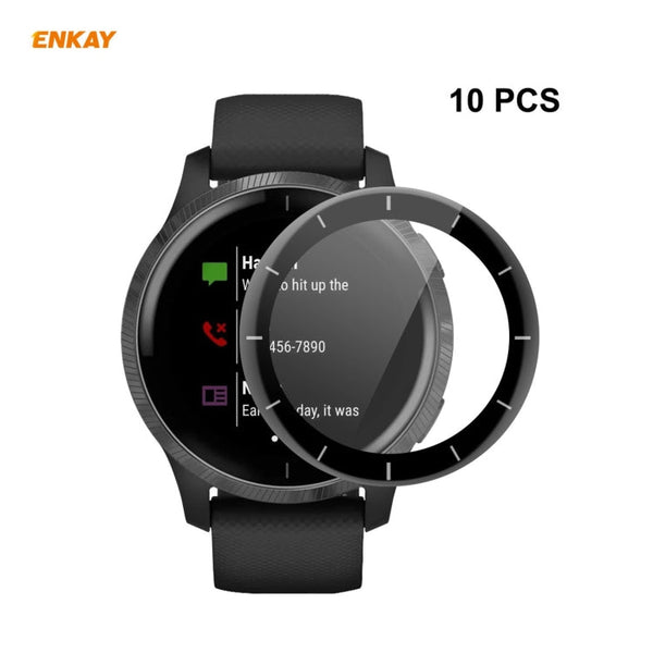 10 PCS ENKAY Hat-Prince 3D Full Screen Soft PC Edge + PMMA HD Screen Protector Film, For Redmi Watch (10 PCS), For Huawei B6 (10 PCS), For Venu 2 / Vivoactive 4 45mm (10 PCS), For Garmin Venu 2S / Vivoactive 4S 40mm (10 PCS)                            ...