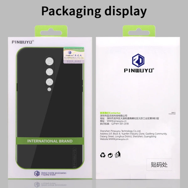 PINWUYO Touching Series Liquid Silicone TPU Shockproof Case, For OnePlus 8, For OnePlus 8 Pro, For OnePlus 8T