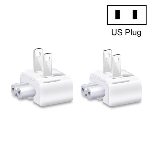 2 PCS XJ01 Power Adapter for iPad 10W 12W Charger & MacBook Series Charger, US Plug, US Plug
