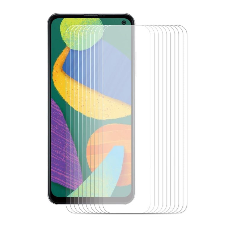 10 PCS ENKAY Hat-Prince 0.26mm 9H 2.5D Curved Edge Tempered Glass Screen Protector, For Samsung Galaxy A22 4G(10 PCS), For Samsung Galaxy A22 5G(10 PCS), For Samsung Galaxy F12(10 PCS), For Samsung Galaxy F22(10 PCS), For Samsung Galaxy F52 5G(10 PCS)