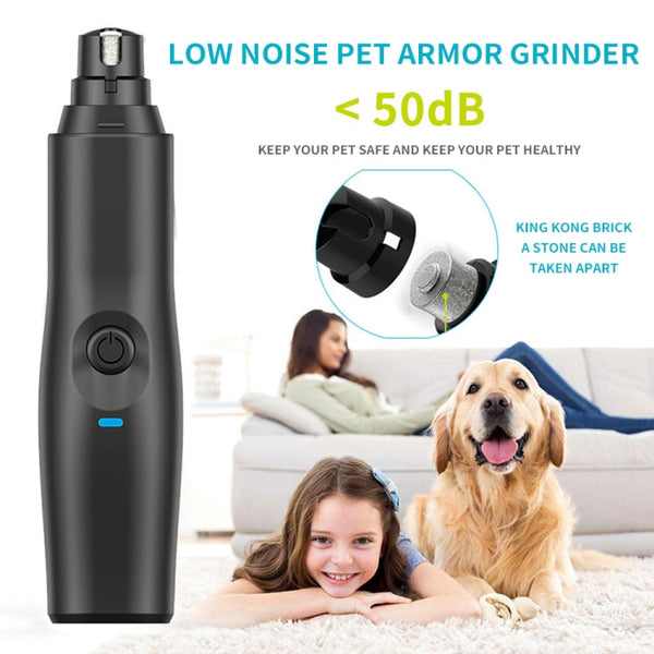 Electric Dog Cat Nail Polisher Portable Nail Clipper File Kit Pet Paw Tools, Nail Clipper