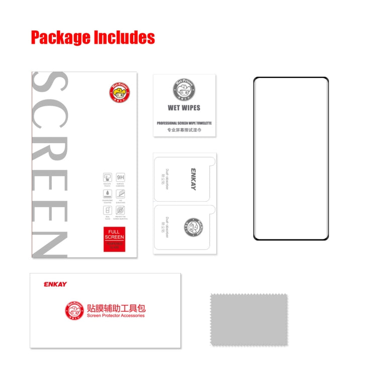For Xiaomi Mix 4 ENKAY Hat-Prince 3D Curved Explosion-proof Full Coverage Film Heat Bending Tempered Glass Protector