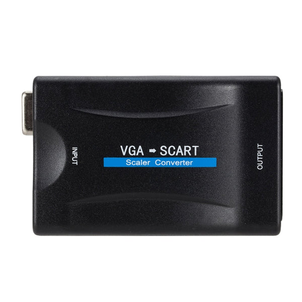 1080P VGA to SCART Audio Video Converter Adapter, VGA to SCART