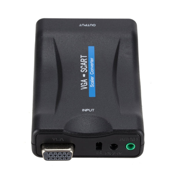 1080P VGA to SCART Audio Video Converter Adapter, VGA to SCART