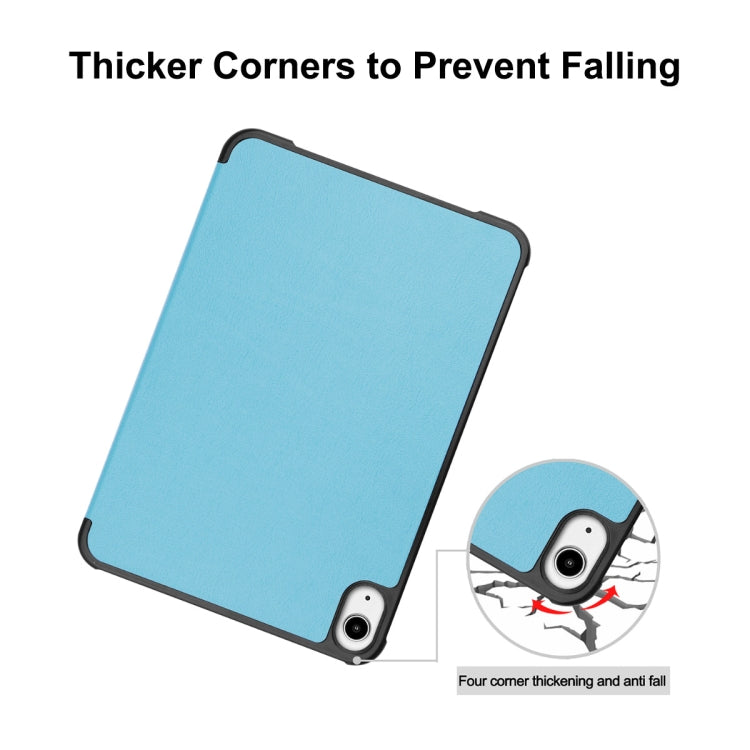 ENKAY Custer Texture Horizontal Flip PU+PC Leather Case with Three-folding Holder & Sleep / Wake-up Function for iPad mini 2024 / mini 6, For iPad mini 6 2021
