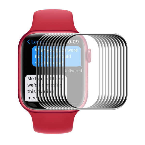 1 PCS ENKAY Hat-Prince 3D Full Coverage Soft PC Edge + PMMA HD Screen Protector Film For Apple Watch Series 9 / 8 / 7 45mm