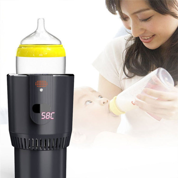 2-in-1 Smart Car Cup Cooler Outdoor Travel Heater Portable Auto Mini Refrigerator 12V Cooling Heating Cup and Drink Holder
