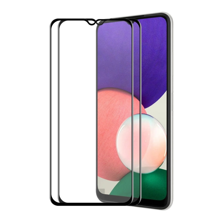 2 PCS ENKAY Hat-Prince Full Glue Tempered Glass 6D Full Coverage Anti-scratch Protector, For Samsung Galaxy A03s 164mm(2pcs), For Samsung Galaxy A03s 166mm(2pcs), For Samsung Galaxy A22 4G(2pcs), For Samsung Galaxy A22 5G(2pcs)                         ...