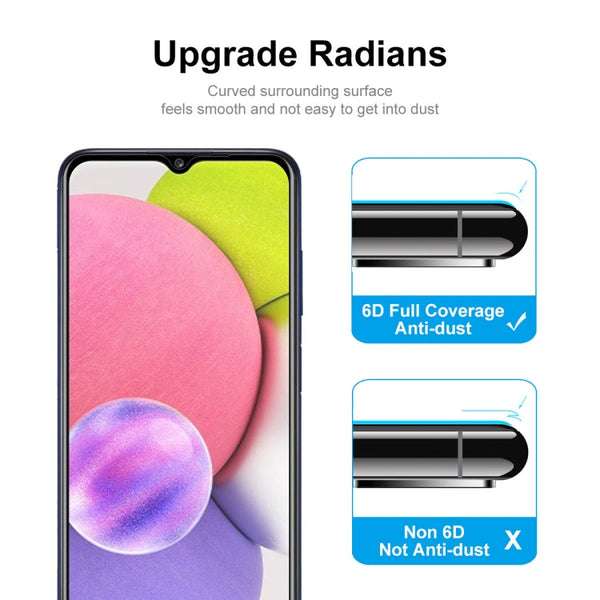 5 PCS ENKAY Hat-Prince Full Glue Tempered Glass 6D Full Coverage Anti-scratch Protector, For Samsung Galaxy A03s 164mm(5pcs), For Samsung Galaxy A03s 166mm(5pcs), For Samsung Galaxy A22 4G(5pcs), For Samsung Galaxy A22 5G(5pcs)                         ...