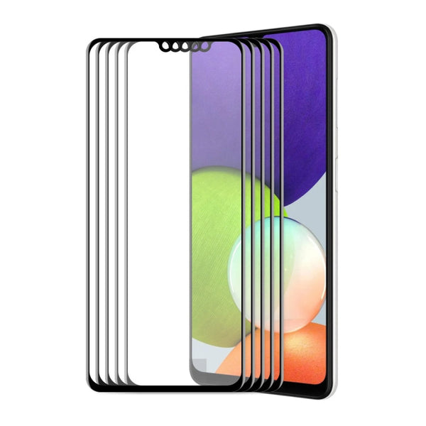 5 PCS ENKAY Hat-Prince Full Glue Tempered Glass 6D Full Coverage Anti-scratch Protector, For Samsung Galaxy A03s 164mm(5pcs), For Samsung Galaxy A03s 166mm(5pcs), For Samsung Galaxy A22 4G(5pcs), For Samsung Galaxy A22 5G(5pcs)                         ...