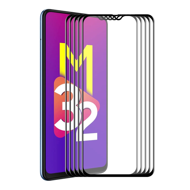 5 PCS ENKAY Hat-Prince Full Glue Tempered Glass 6D Full Coverage Anti-scratch Protector, For Samsung Galaxy A03s 164mm(5pcs), For Samsung Galaxy A03s 166mm(5pcs), For Samsung Galaxy A22 4G(5pcs), For Samsung Galaxy A22 5G(5pcs)                         ...