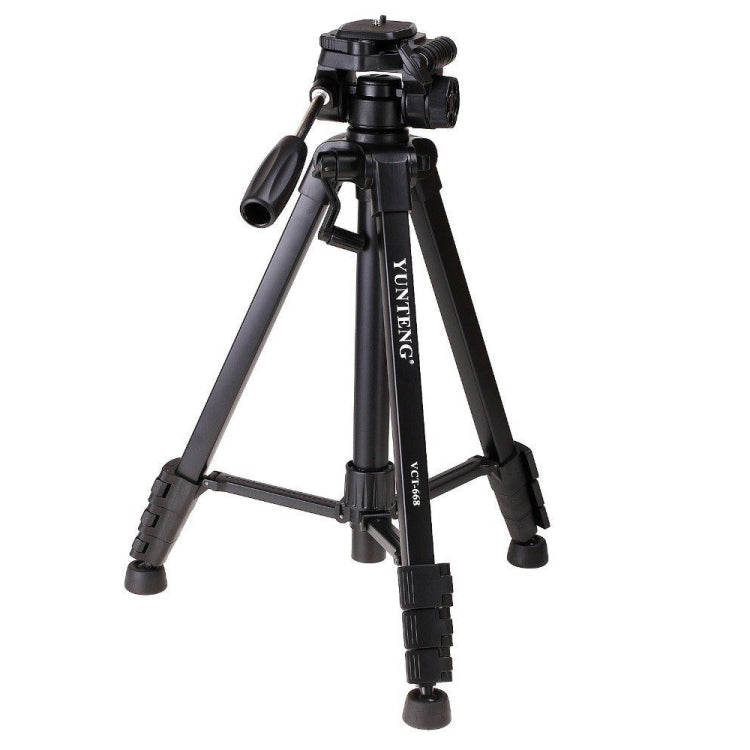 YUNTENG VCT-668 Aluminum Alloy Tripod Mount for 3 dimensional Damping Head, VCT-668