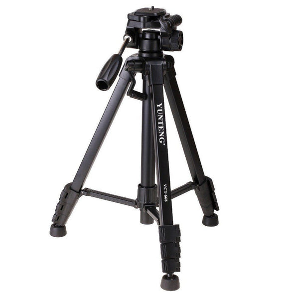 YUNTENG VCT-668 Aluminum Alloy Tripod Mount for 3 dimensional Damping Head, VCT-668