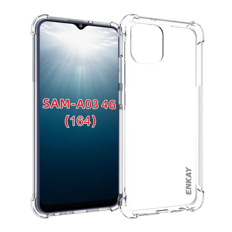 ENKAY Transparent TPU Shockproof Case, For Samsung Galaxy A03 4G 164mm, For Samsung Galaxy A03 4G 166mm, For Samsung Galaxy A03s 4G EU Version, For Samsung Galaxy A13 5G, For Samsung Galaxy M52 5G, For Samsung Galaxy S22 5G, For Samsung Galaxy S22+ 5G ...
