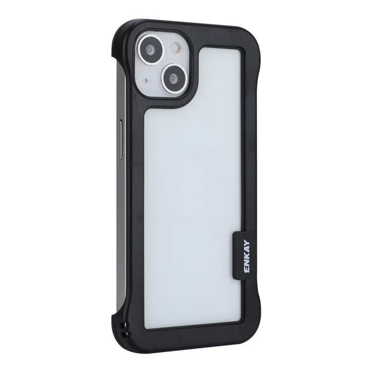 ENKAY Frameless Hollow Shockproof PC Case for iPhone 13, For iPhone 13