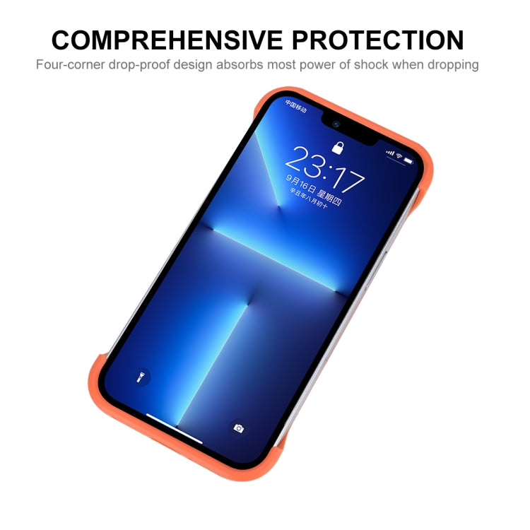 ENKAY Frameless Hollow Shockproof PC Case for iPhone 13, For iPhone 13