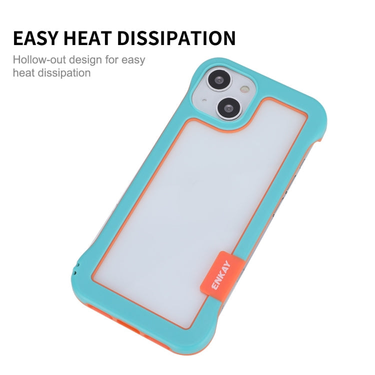 ENKAY Frameless Hollow Shockproof PC Case for iPhone 13, For iPhone 13