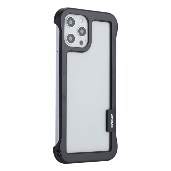 ENKAY Frameless Hollow Shockproof PC Case for iPhone 12 Pro Max, For iPhone 12 Pro Max
