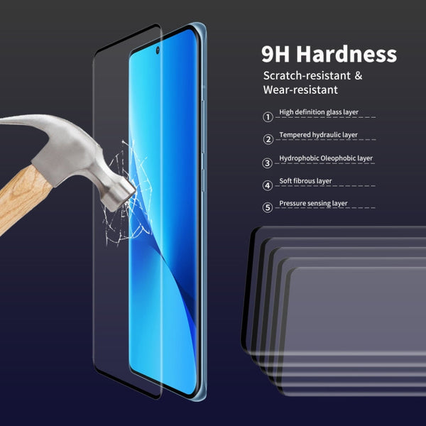 For Xiaomi 12 / 12X ENKAY 3D Hot Bending Explosion-proof Full Tempered Glass Film