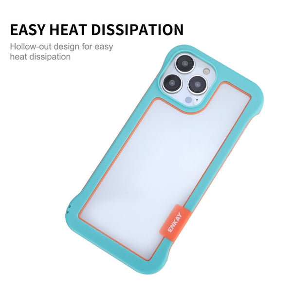 ENKAY Frameless Hollow Shockproof PC Case for iPhone 13 Pro Max, For iPhone 13 Pro Max