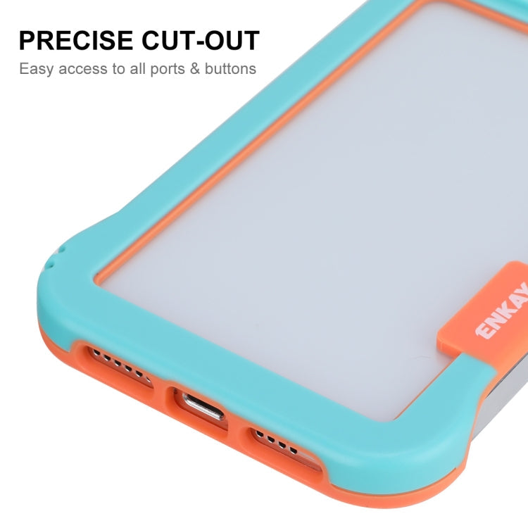 ENKAY Frameless Hollow Shockproof PC Case for iPhone 13 Pro Max, For iPhone 13 Pro Max