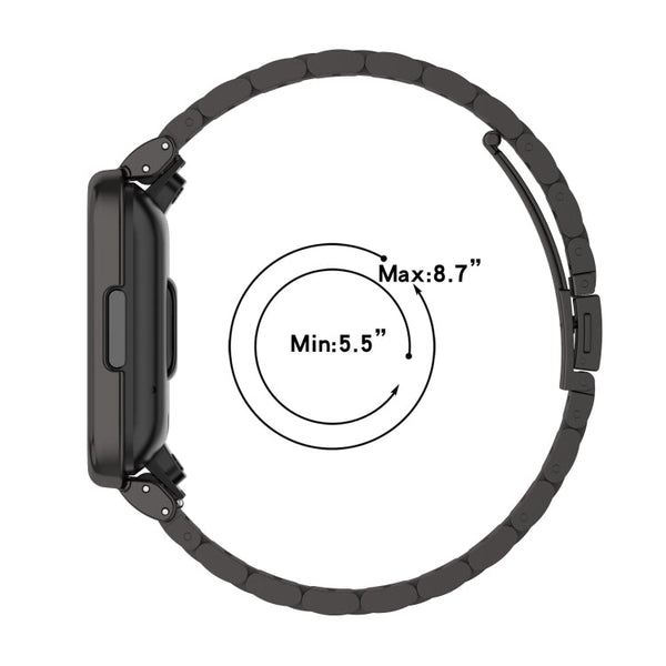 2 in 1 Three-bead Metal Strap with Watch Frame, For Xiaomi Redmi Watch 2, For Xiaomi Redmi Watch2 Lite International Version
