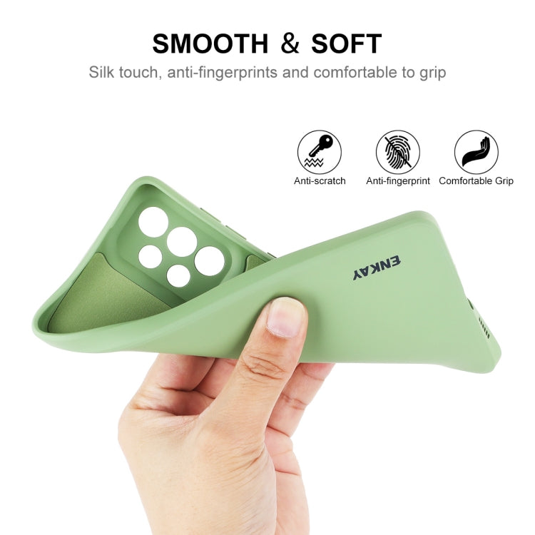 For Samsung Galaxy A73 5G ENKAY Liquid Silicone Soft Shockproof Phone Case, For Samsung Galaxy A73 5G