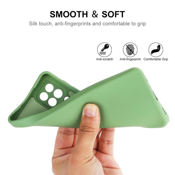 ENKAY Liquid Silicone Shockproof Phone Case, For Samsung Galaxy A22 4G, For Samsung Galaxy M53 5G