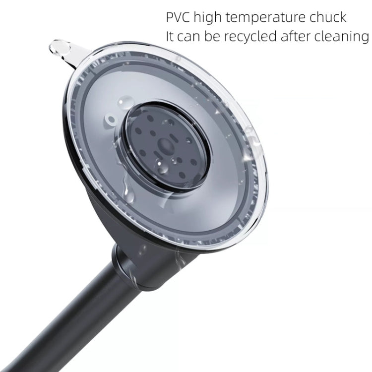 A190+X35 Car Phone Holder Windshield Sucker Mount Bendable Long Arm Stand