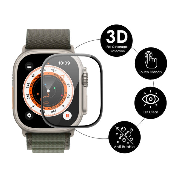 1 PCS ENKAY 3D Soft PC Edge PMMA Screen Film For Apple Watch Ultra / Ultra 2 / Ultra 3 49mm, 1 PCS, 2 PCS, 5 PCS, 10 PCS