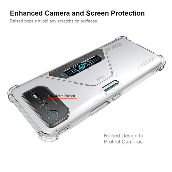 For Asus ROG Phone 6 Pro ENKAY Clear TPU Shockproof Phone Case, For Asus ROG Phone 6 Pro